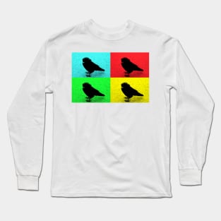 Pop Art Raven Long Sleeve T-Shirt